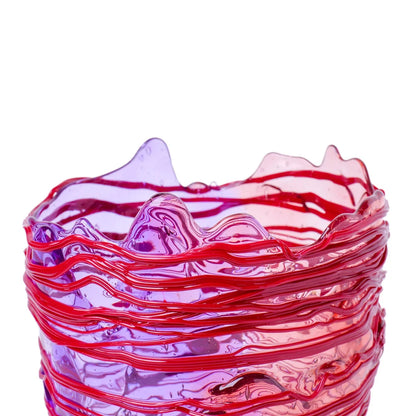 Spaghetti Vase Extra Colour - Clear Lilac, Rose Pink, Matt Bordeaux