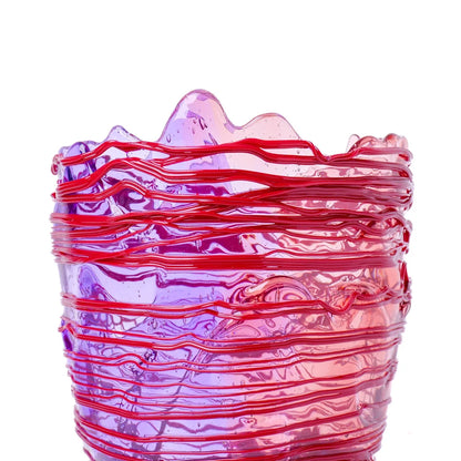 Spaghetti Vase Extra Colour - Clear Lilac, Rose Pink, Matt Bordeaux