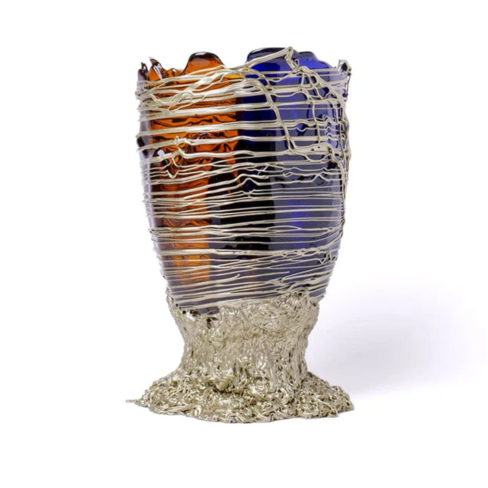 Spaghetti Vase Extra Colour - Clear Blue, Clear Brown, Bronze