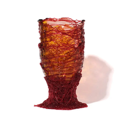 Spaghetti Vase Extra Colour - Clear Pink, Clear Amber And Clear Fuchsia