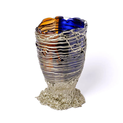 Spaghetti Vase Extra Colour - Clear Blue, Clear Brown, Bronze