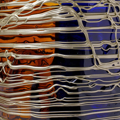 Spaghetti Vase Extra Colour - Clear Blue, Clear Brown, Bronze