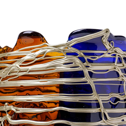 Spaghetti Vase Extra Colour - Clear Blue, Clear Brown, Bronze