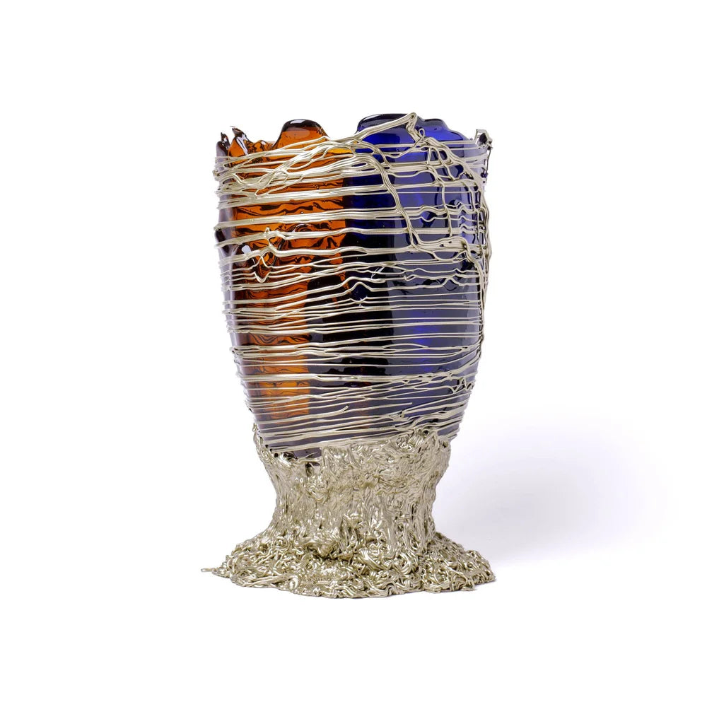 Spaghetti Vase Extra Colour - Clear Blue, Clear Brown, Bronze