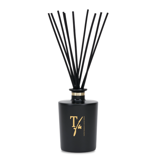 Tobacco Matt Black Vase Diffuser (Big)