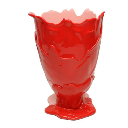 Twins C Vase - Matt Pastel Pink And Matt Coral Red