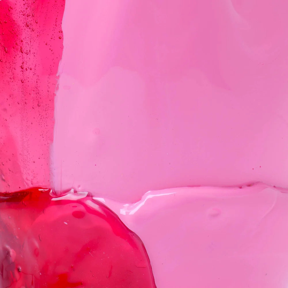 Twins C Vase - Clear Pink, Matt Pink