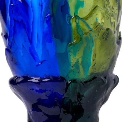 Twins C Vase - Clear Green, Blue