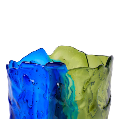 Twins C Vase - Clear Green, Blue