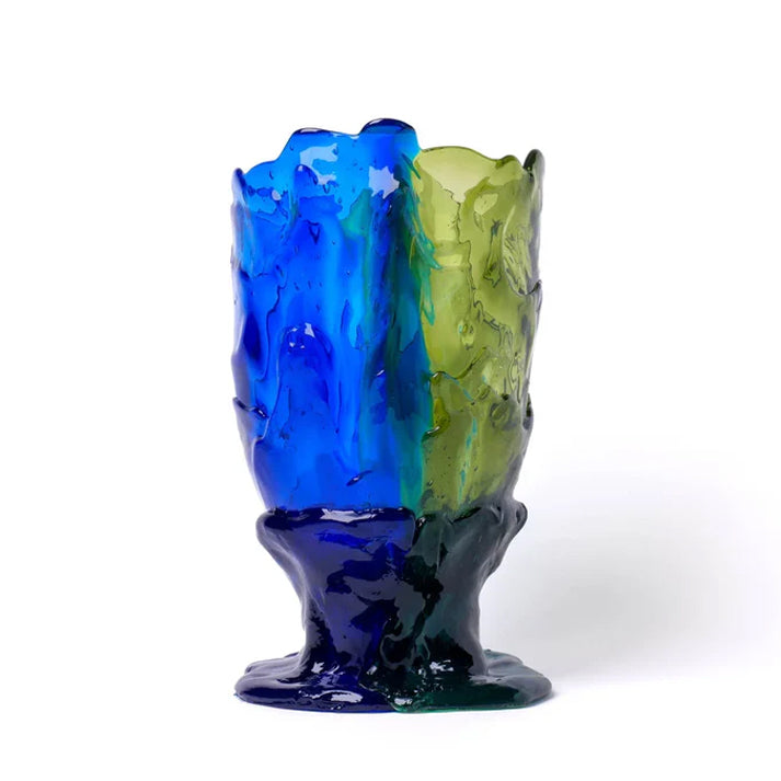 Twins C Vase - Clear Green, Blue