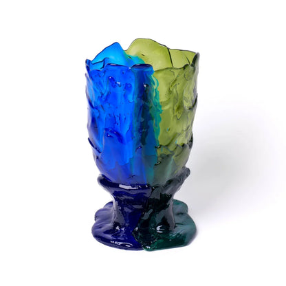 Twins C Vase - Clear Green, Blue
