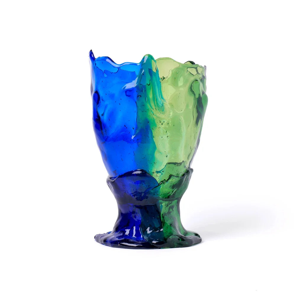 Twins C Vase - Clear Green, Blue