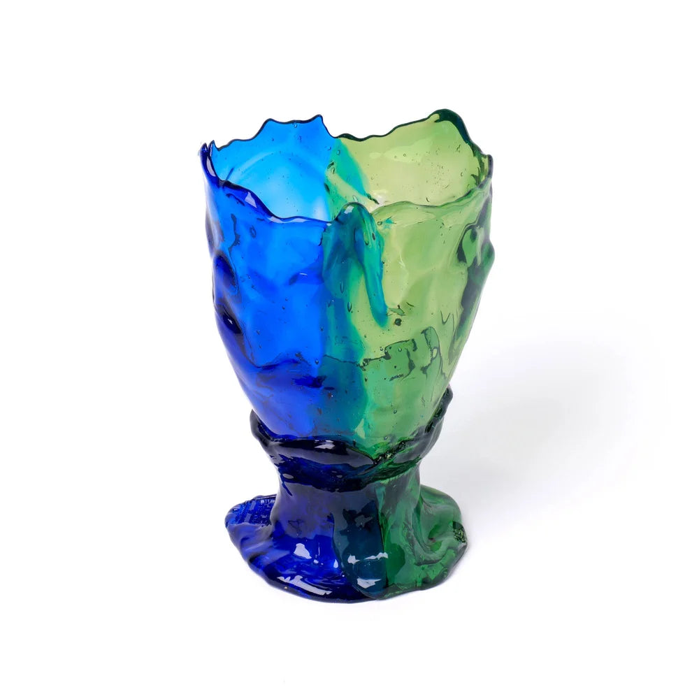 Twins C Vase - Clear Green, Blue