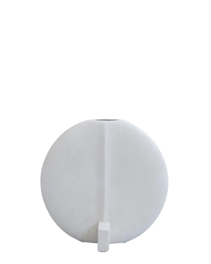 Guggenheim Vase, Petit - Bone White