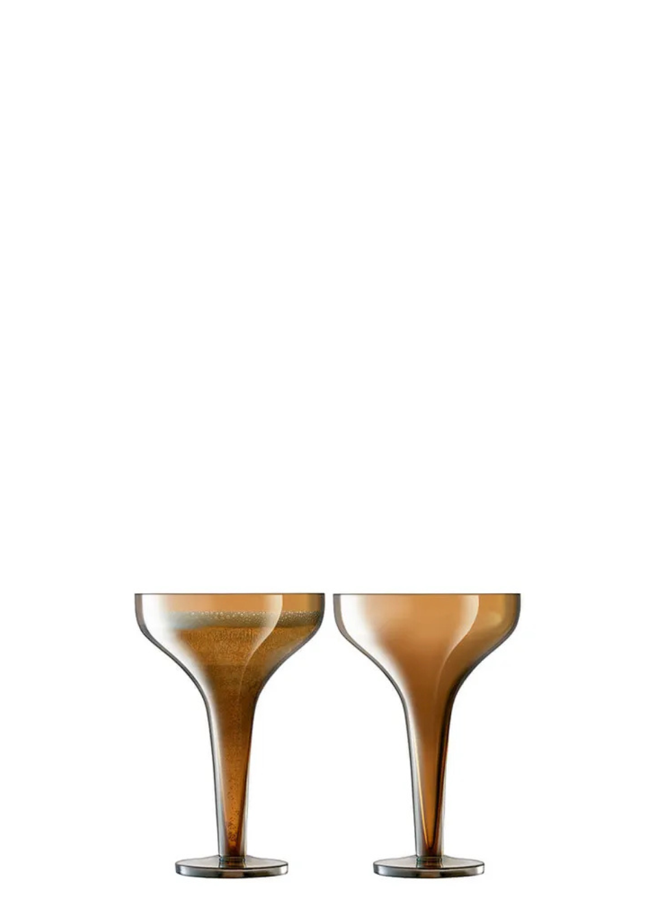 Epoque Champagne Glass Saucer 150ml Lustre 2pcs