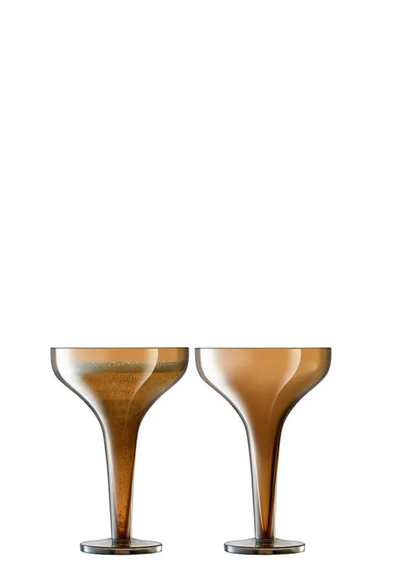 Epoque Champagne Glass Saucer 150ml Lustre 2pcs