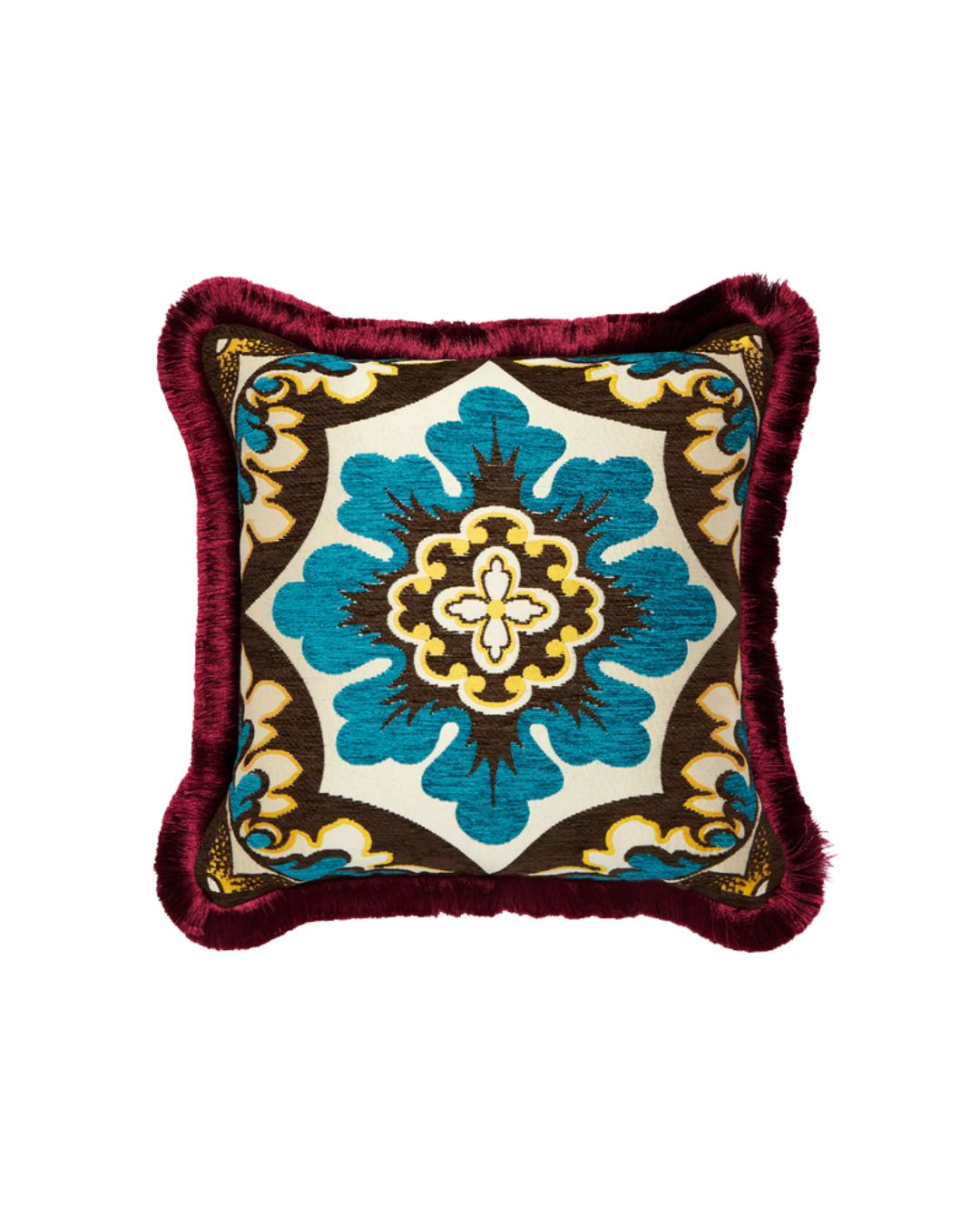 Palazzo Blue Petrol Cushion