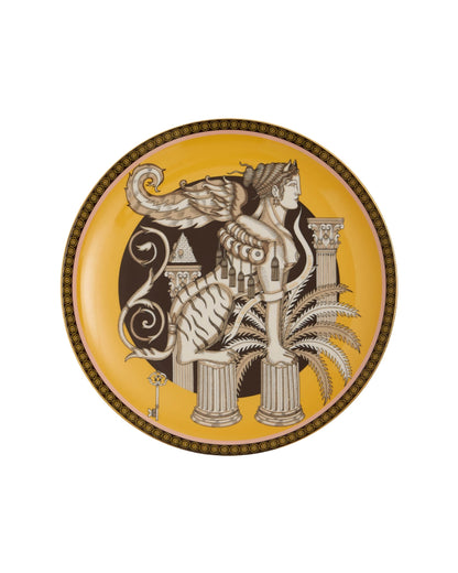 The Sphynx Saffron Decorative Plate
