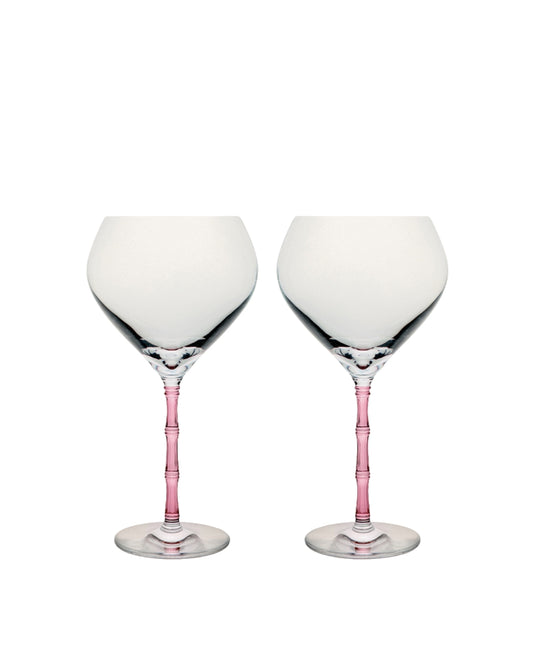Bamboo Balloon Glasses Set Of 2