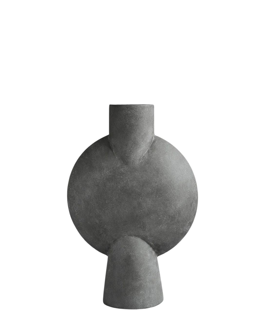 Sphere Vase Bubl Hexa Dark Grey
