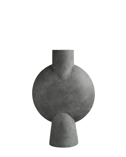 Sphere Vase Bubl Hexa Dark Grey