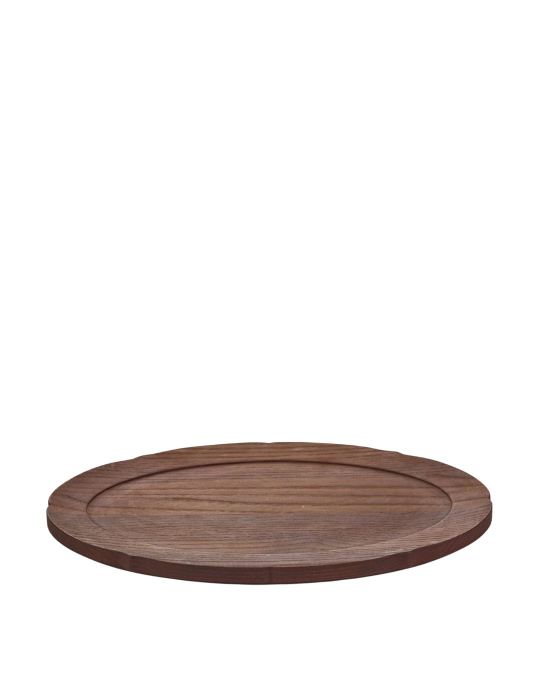 Tray Oval Dark Brown Silhouette