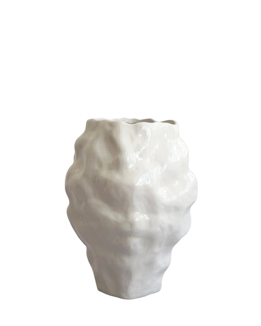 Katachi Vase Medio High Glaze Birch