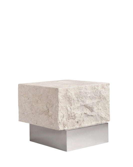 Temple Coffee Table Low Limestone