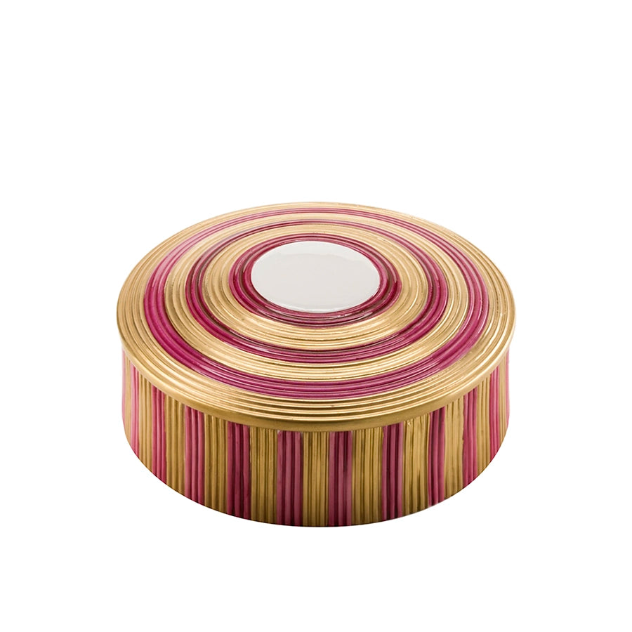 Purple & Gold Belle Epoque Round Box