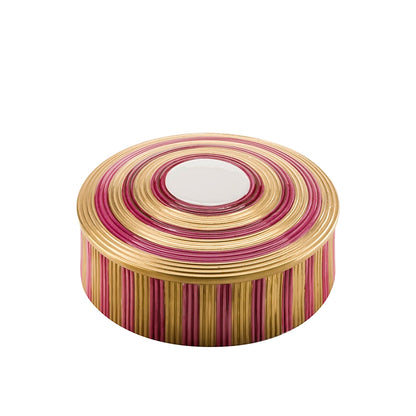 Purple & Gold Belle Epoque Round Box