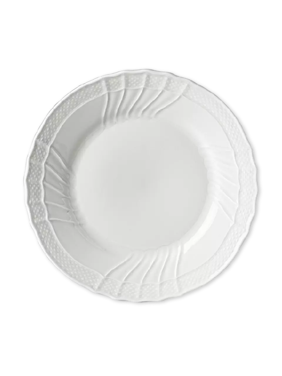 ceramic plate, white plate