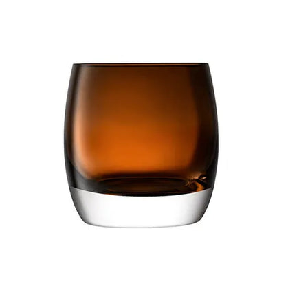 Whisky Club Ice Bucket H15cm Peat Brown