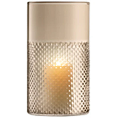 Wicker Vase/Lantern H25cm Taupe