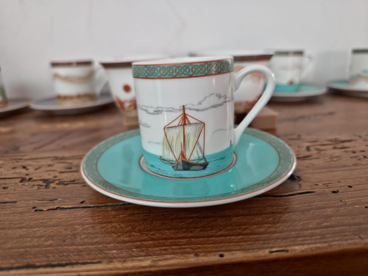 Majan Collection Cups and Saucer Set of 6