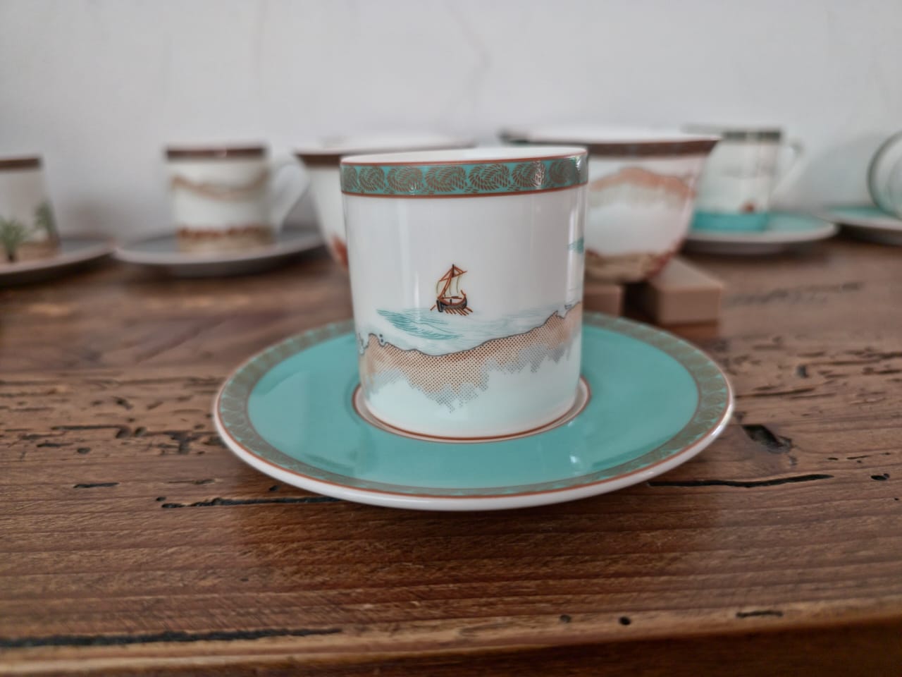 Majan Collection Cups and Saucer Set of 6