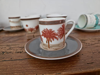 Majan Collection Cups and Saucer Set of 6