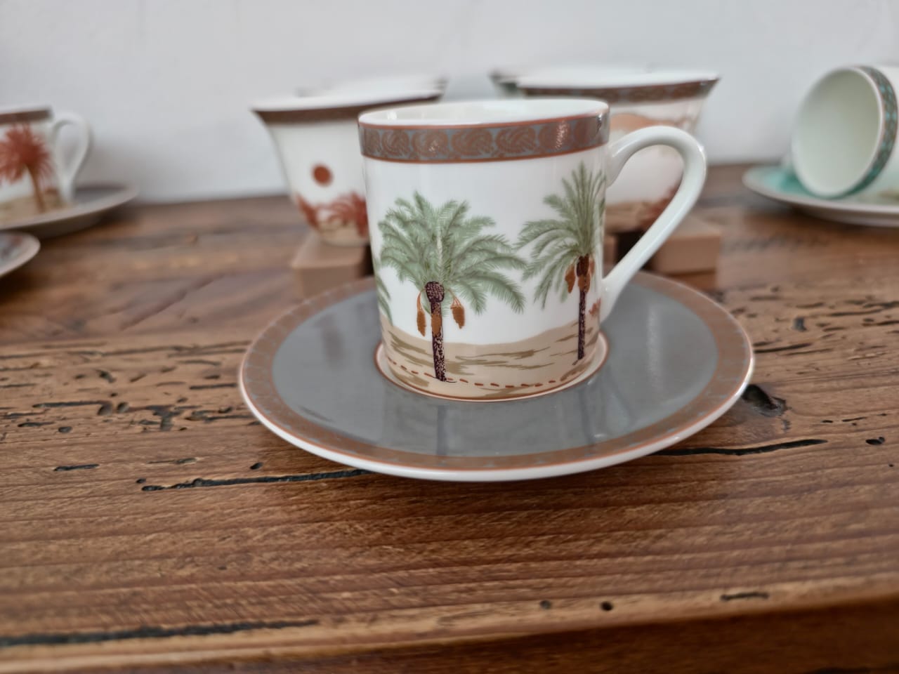 Majan Collection Cups and Saucer Set of 6