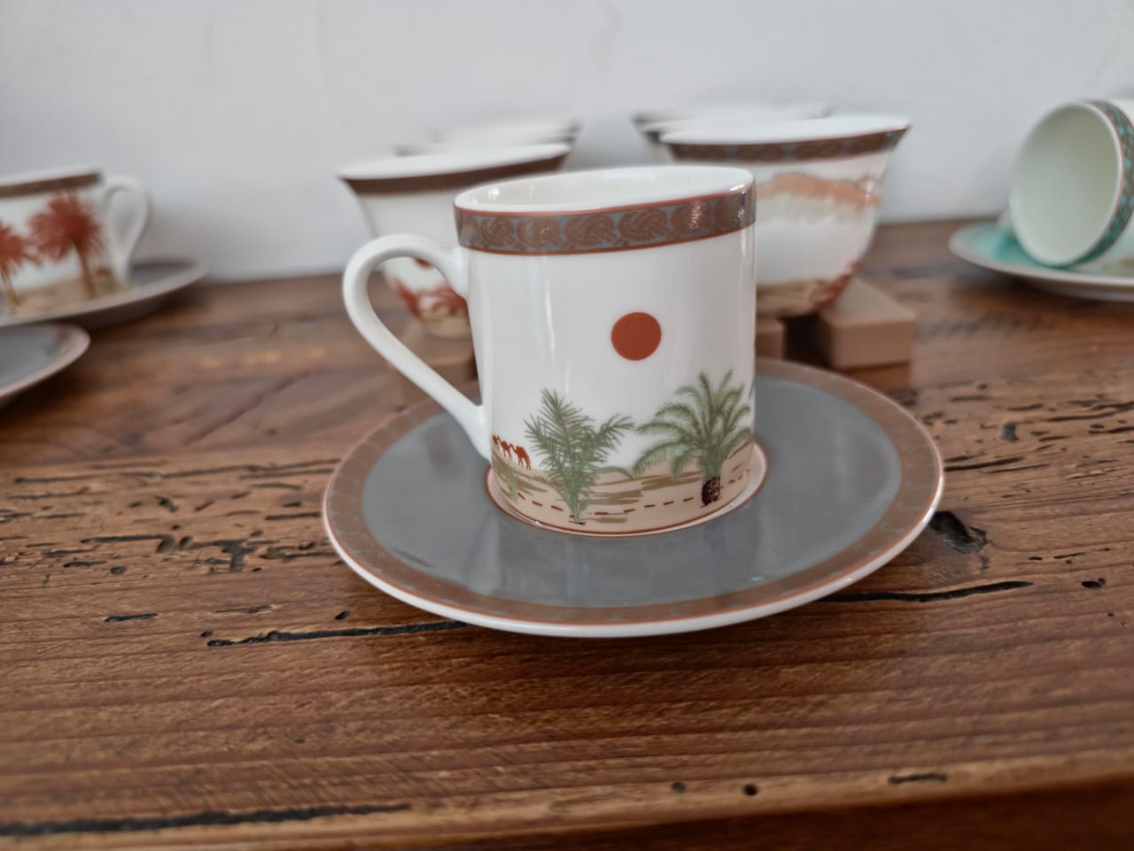 Majan Collection Cups and Saucer Set of 6