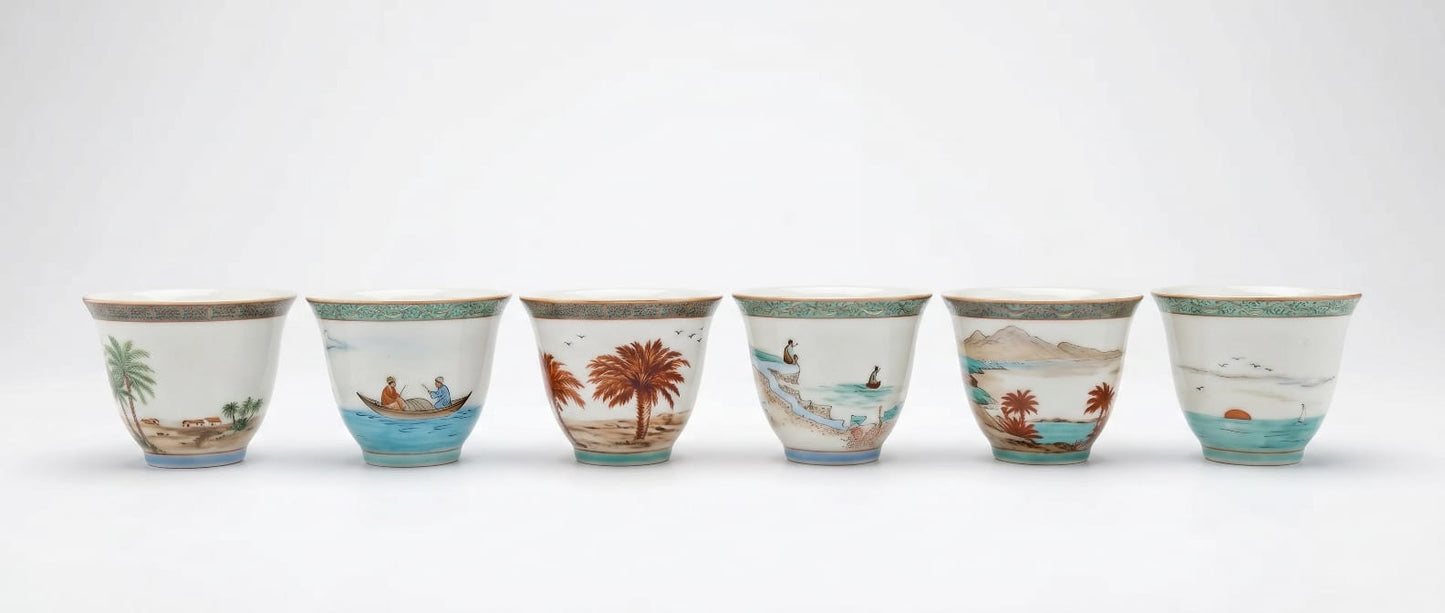 Majan Collection Gahwa Cups Set of 6