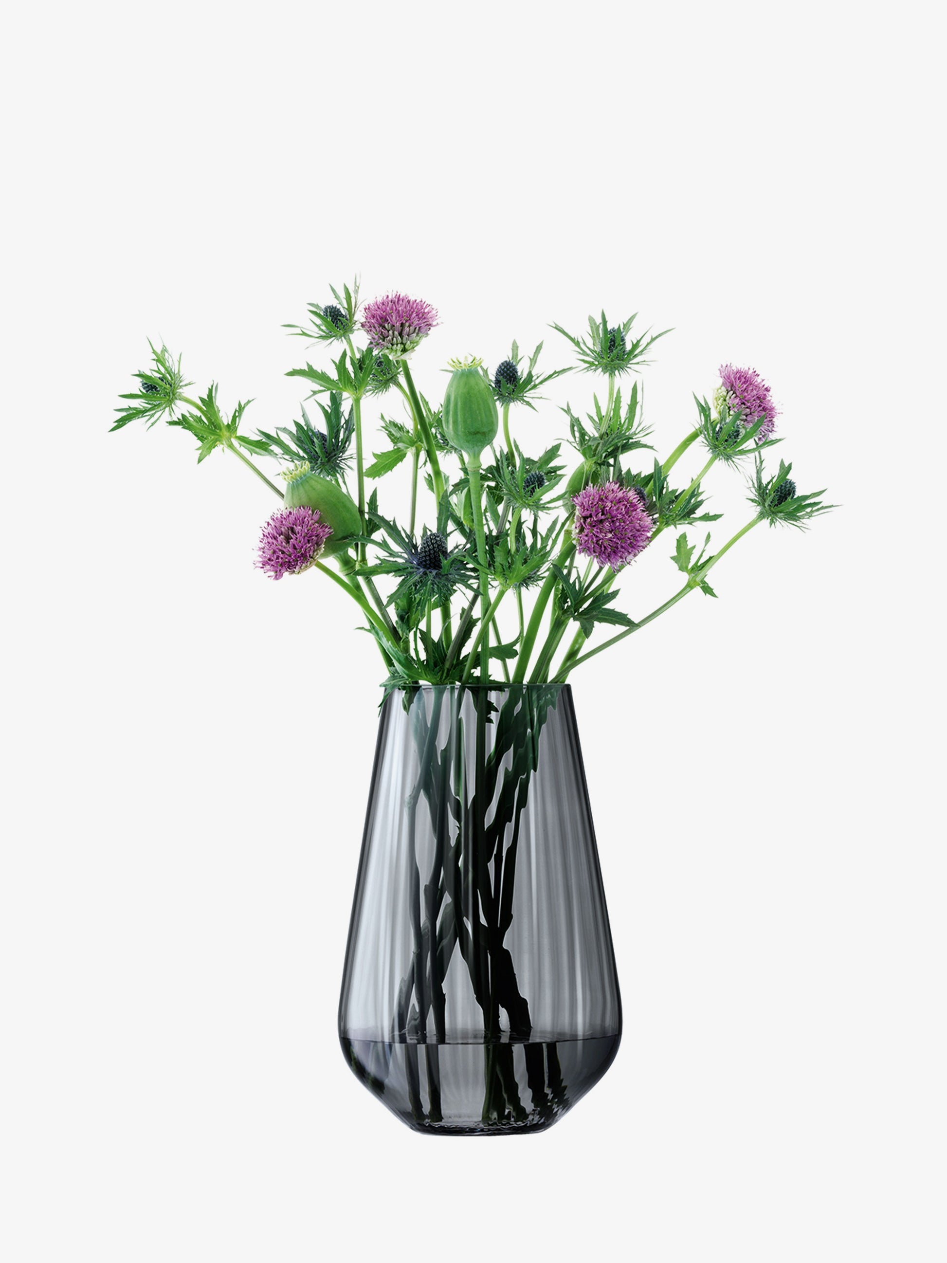 Flower vase, glass vase, floor vase