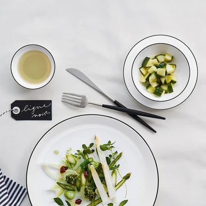 ASA Table Ligne Noire Dinner Plate