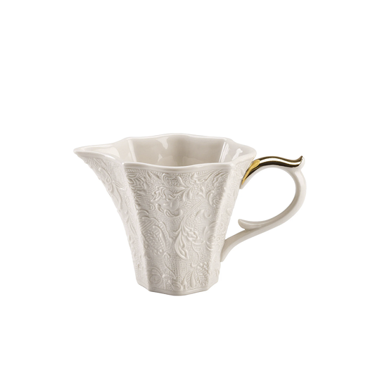 Damasco White & Gold Milk Jug