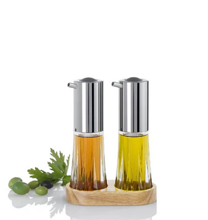 AdHoc Menage Crystal Oil & Vinegar Dispenser Set of 2