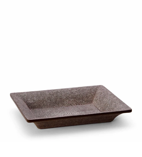 Shagreen Rectangular Vide Poche