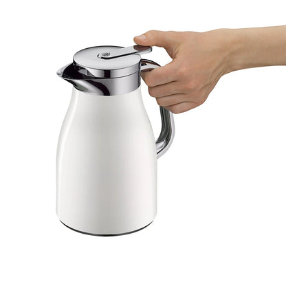 Skyline Thermal Carafe, Coconut White & Chrome