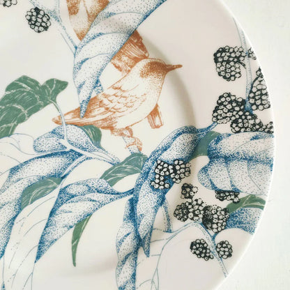 Bird Song Polychrome Dessert Plate #1