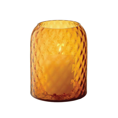 Dapple Vase Lantern  Sun Amber