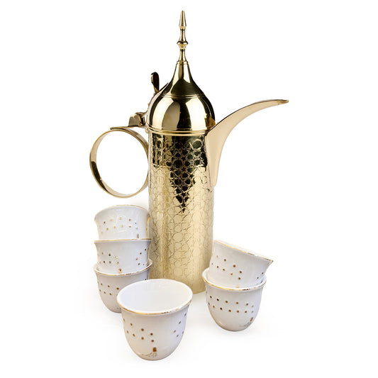 Arabesque Dallah & Masbaha Chaffe Cups