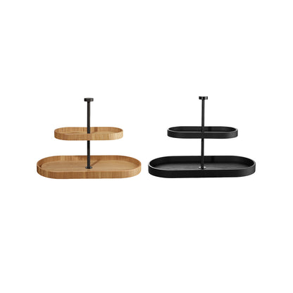 ASA Wood 2-Tier Oval Etagere