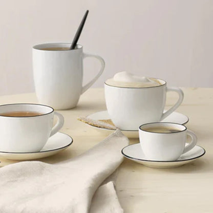 ASA Ligne Noire Espresso Cup and Saucer